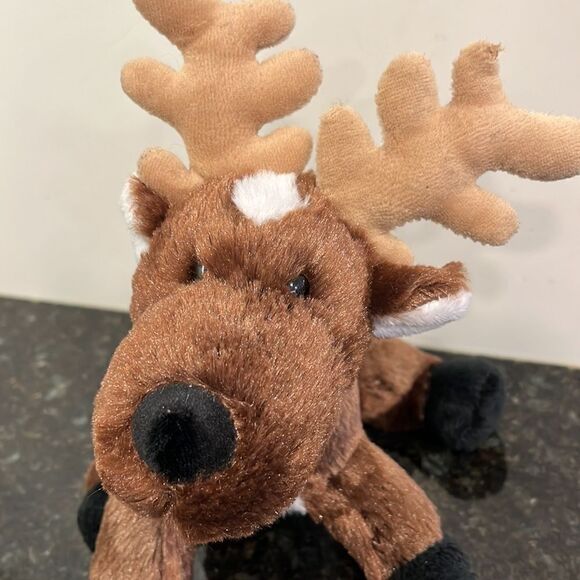 Webkinz Ganz Moose Reindeer Vintage Adopt A Pet Plush Stuffed Animal Christmas - Picture 2 of 8